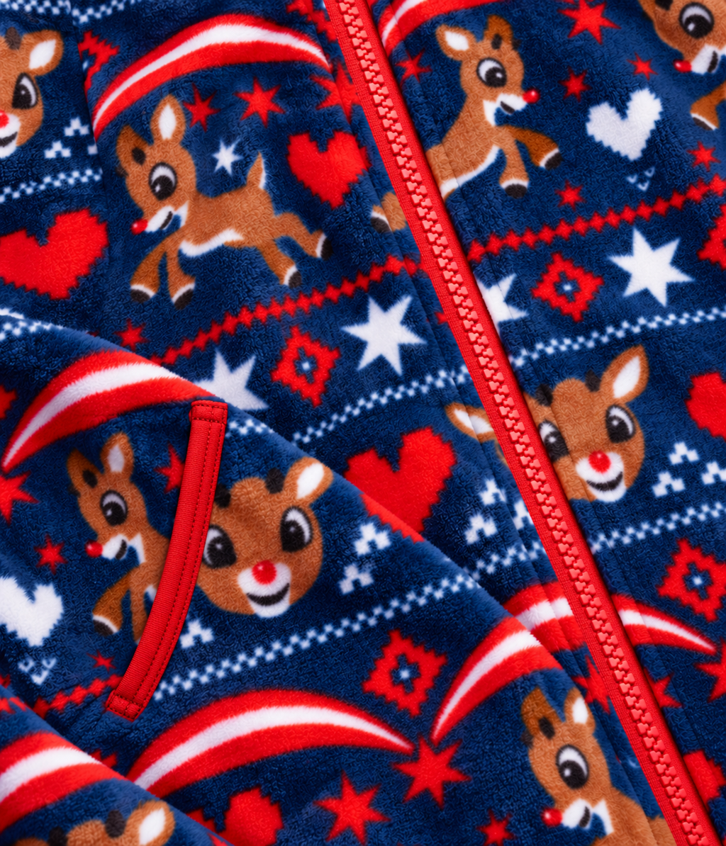 Women's Soaring Rudolph Christmas Jumpsuit