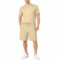 Jump Start Men’s 2 Piece Athletic Tee & Short  Set