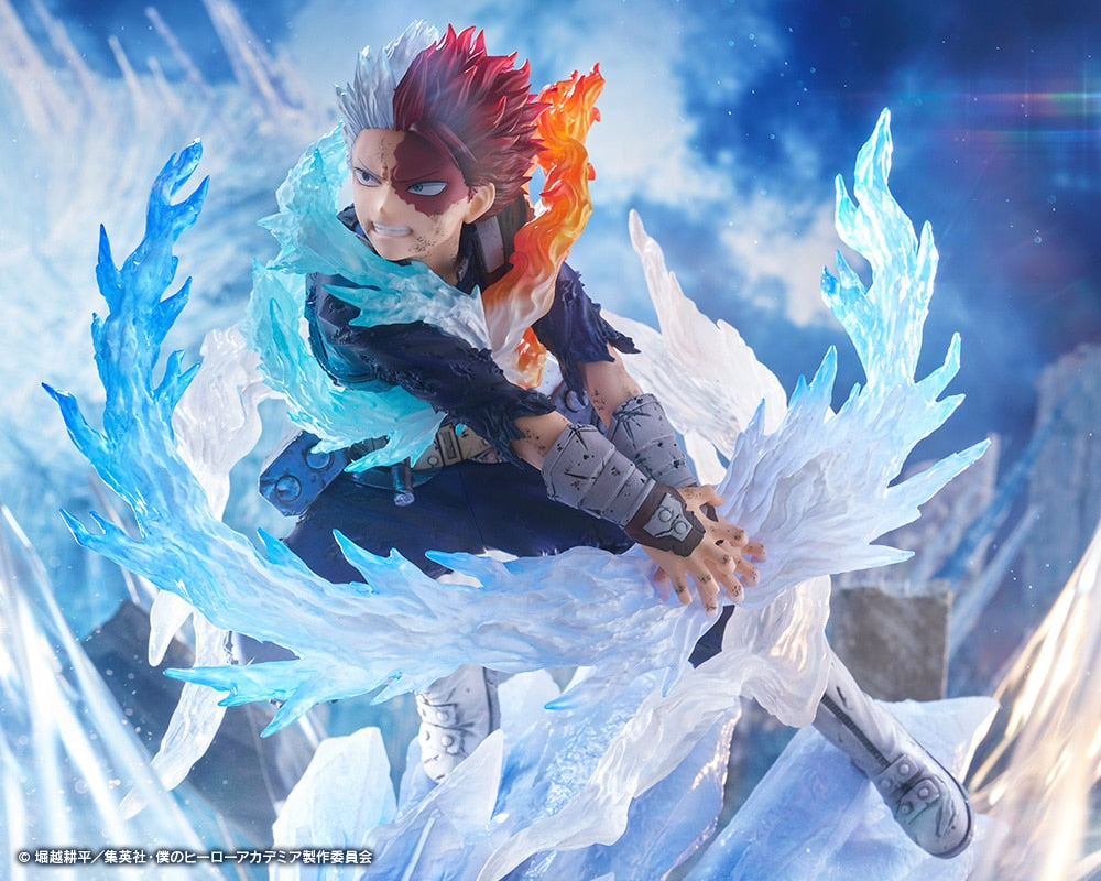 My Hero Academia ARTFX J Figure - Todoroki Shoto Cold Flame White Blade Ver. + Bonus Face Parts [Pre-order Nov 2026]