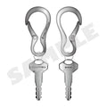 Yakuza 0: Director's Cut - Carabiner Keychains