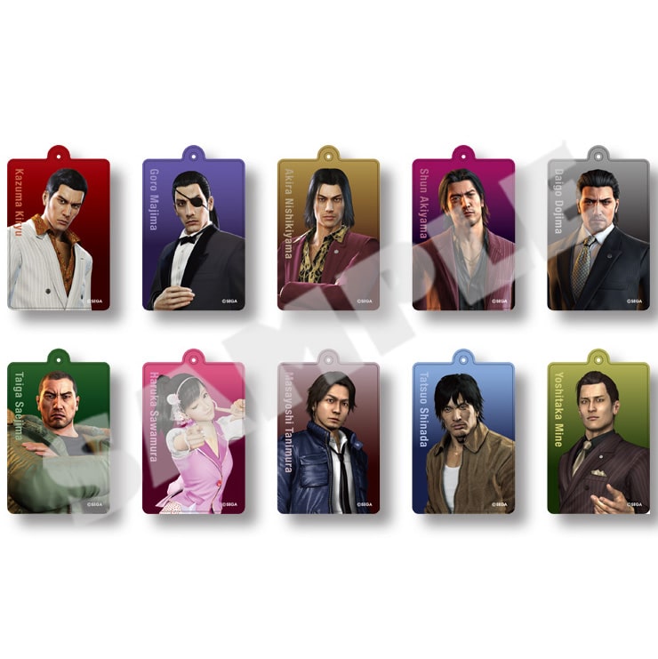 Yakuza: Like a Dragon - Premium Select Vol.1 Acrylic Keychains