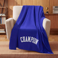 Jersey with Fleece Backing Throw Blanket