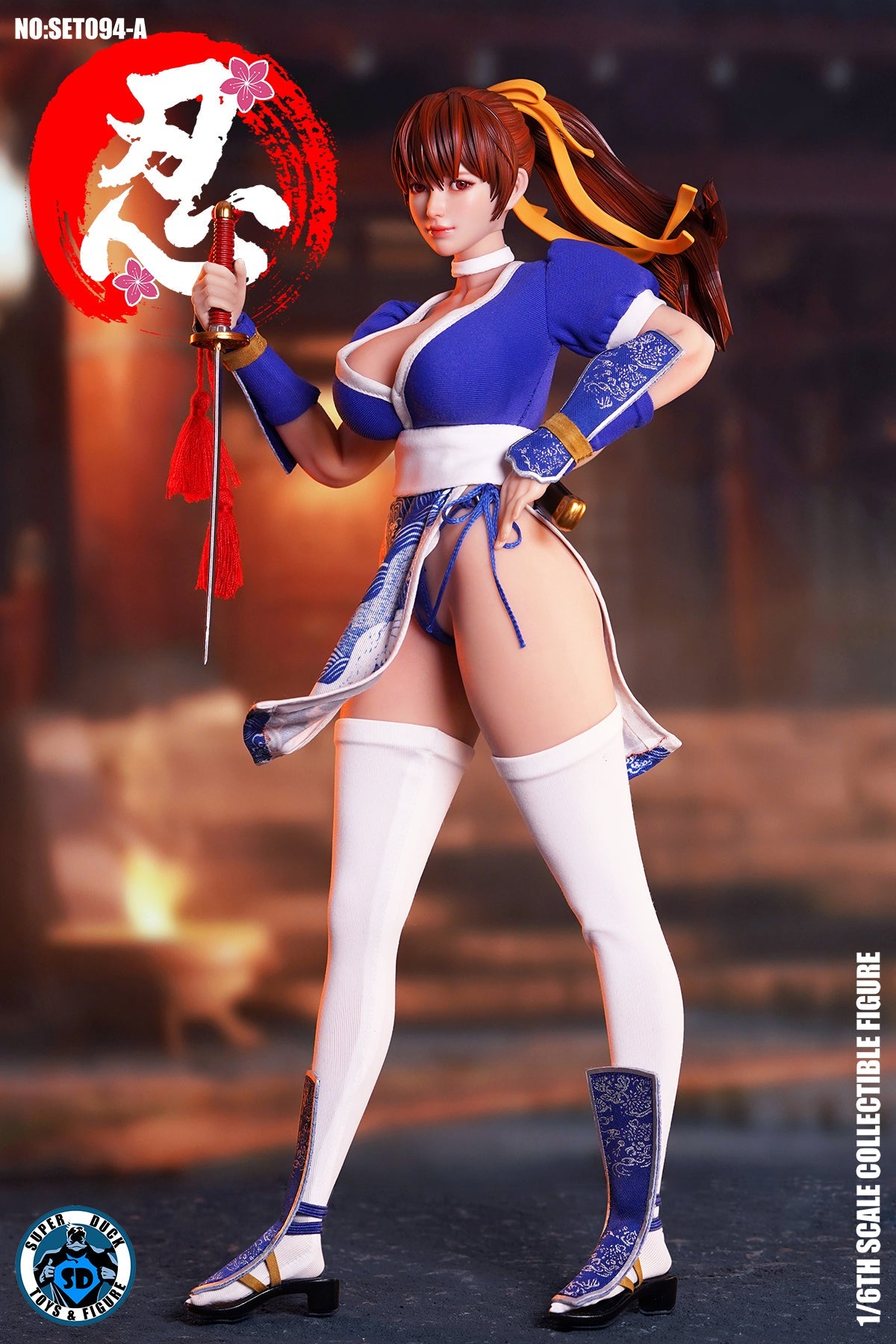 Dead or Alive: Kasumi Sexy Female Ninja Blue Version